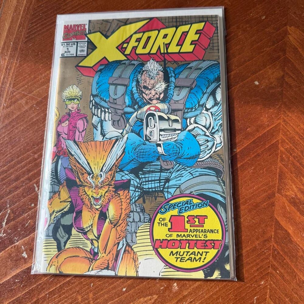 X-Force Rob Liefeld Edition First Print August 1991 Vol 1 Issue 1 Cable